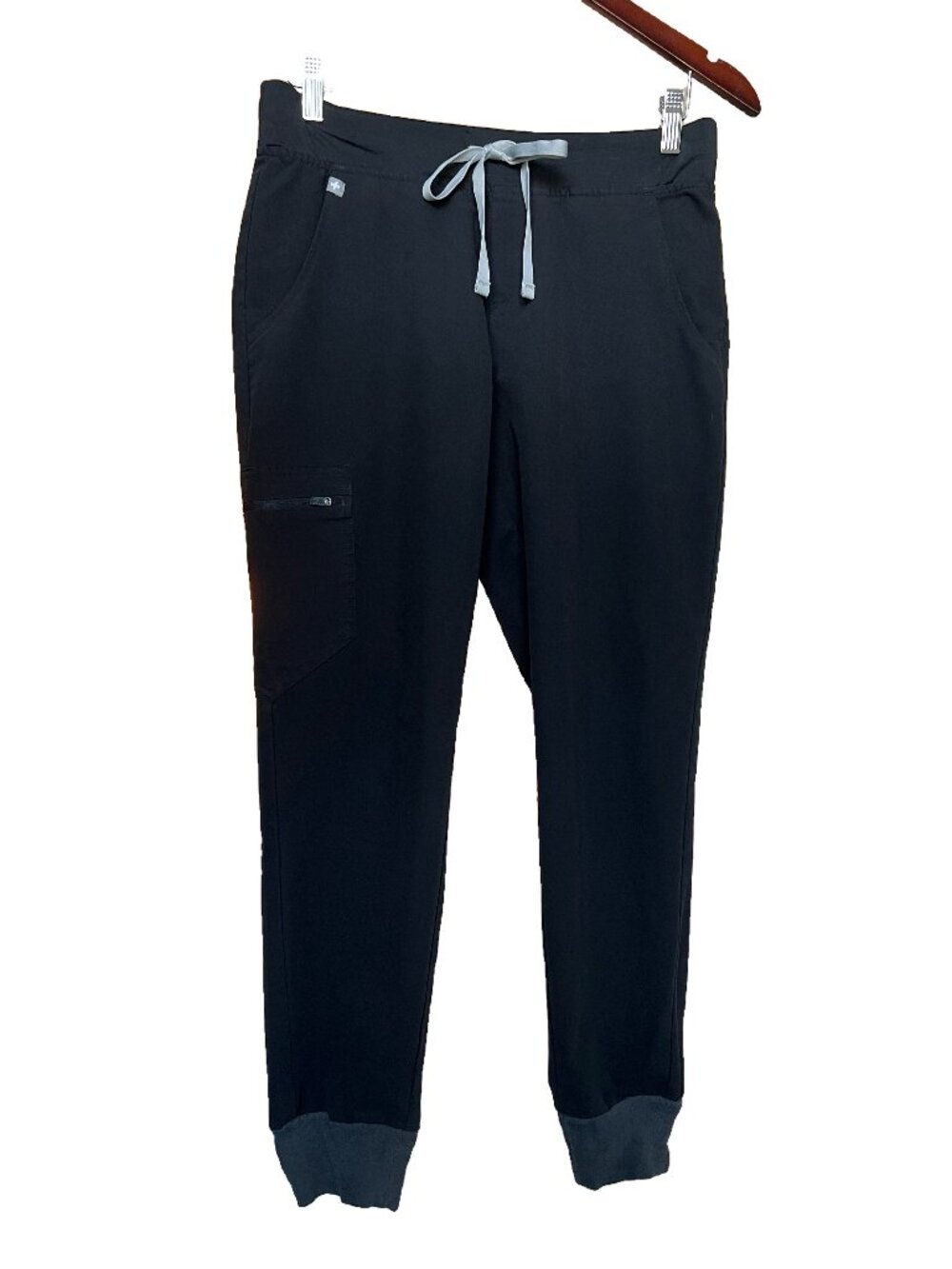 FIGS Black Zamora Petite Jogger Scrub Pants Medium Petite